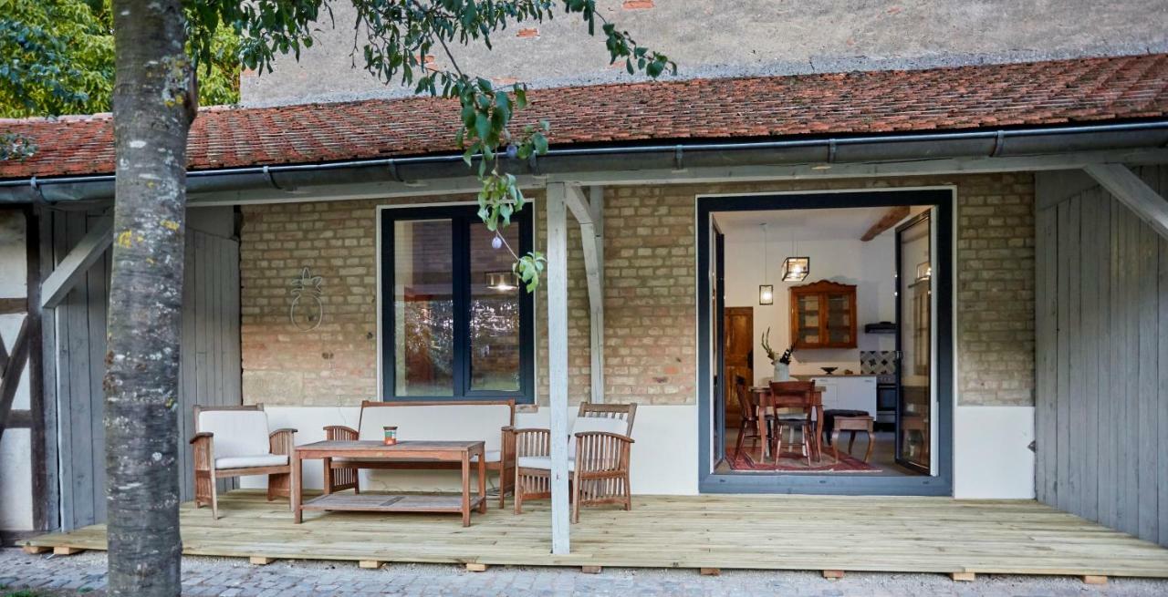 Obere Muehle - Scheunenwohnung Mitten Im Gruenen Baunach Extérieur photo