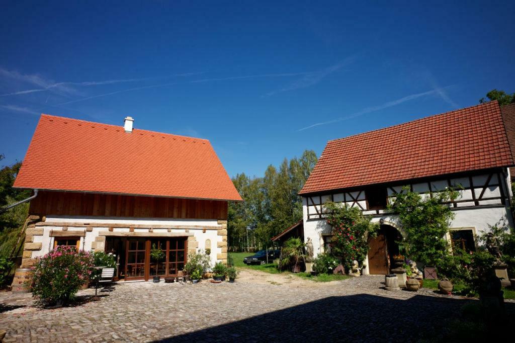Obere Muehle - Scheunenwohnung Mitten Im Gruenen Baunach Extérieur photo